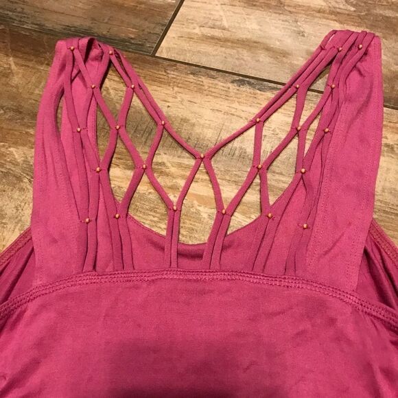 Santiki - NWT! Beach Top w/ Woven Back (S) - Picture 5 of 6